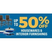 Up to 50% Off Housewares & Interior Furnishings