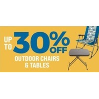 Up to 30% Off Outdoor Chairs & Tables