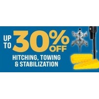 Up to 30% Off Hitching, Towing & Stabilization