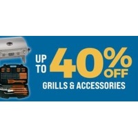 Up to 40% Off Grills & Accessories