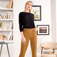 Shop this Susan Graver Ponte Knit Straight Leg Pant for Under $49