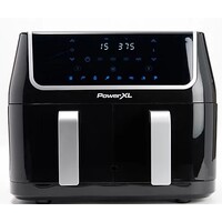 $99 PowerXL 10-QT  8-in-1 Dual Basket Air Fryer w/ Smart Sync Technology