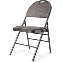 Simply Essential Comfort Folding Chair in Black