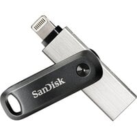 SanDisk iXpand Flash Drive Go 128GB USB 3.0 Type-A to Apple Lightning for iPhone & iPad