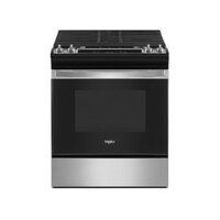 Whirlpool ADA 5 Cu. Ft. Stainless Steel Gas Range With Frozen Bake Technology