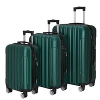 $99 Zimtown 3-Piece Nested Spinner Suitcase Luggage Set + Free Shipping