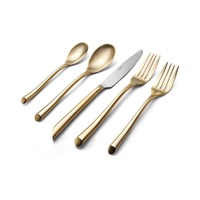 Towle Living Satin Gold Wave 20-Piece Flatware Set (Service for Set for 4)