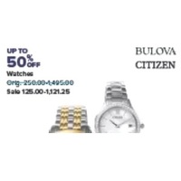 Up to 50% off Watches