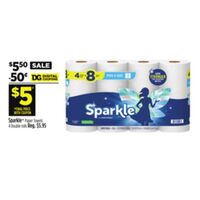 Sparkle Pick-A-Size Paper Towels Double Rolls, 4 Ct