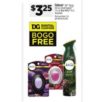 BOGO FREE Febreze Air Spray Small Spaces And Wax Melts