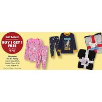 Buy 1 Get 1 Free Sleepwear for the Family