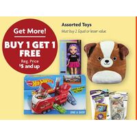 Buy 1 Get 1 Free Assorted Toys