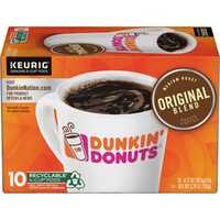 Dunkin' Donuts Original Blend Coffee K-Cups, Medium Roast 10 ct