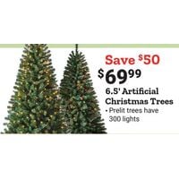 6.5' Artificial Christmas Trees