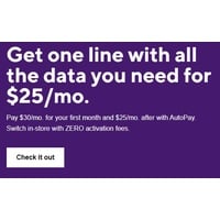 Get one line with all the data you need for $25/mo