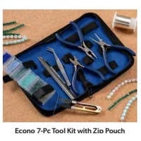 Econo 7-Pc Tool Kit with Zip Pouch by Beadalon
