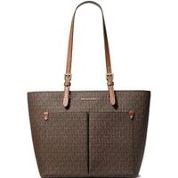 81% off Michael Kors Jet Set Medium Logo Pocket Tote Bag