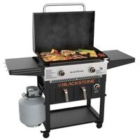 $397 Blackstone 2-Burner 28" Propane Griddle with Air Fryer Combo
