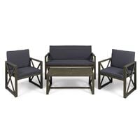 60% off Bottineau 4-Person Outdoor Seating Group with Cushions + Free Shipping