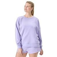 florence by mills Women's Cozy Crush Oversized Pullover Sweatshirt