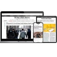 The Wall Street Journal Digital Subscription Now $2/Week for 1 Year