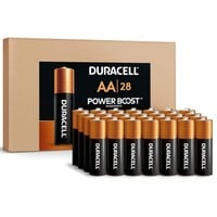 $18 Duracell Coppertop AA Power Boost Batteries 28-Count + Free Prime Shipping