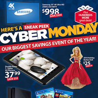 Walmart Cyber Monday Sneak Peek 2014