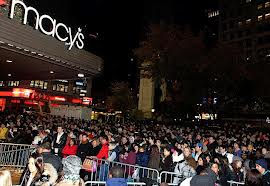 Macy's Thanksgiving Black Friday Crowd