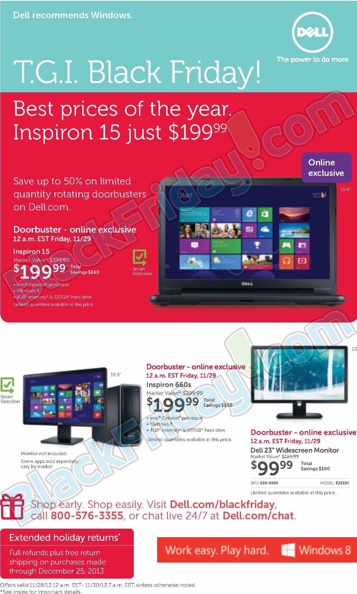 Dell Black Friday 2013 Ad Page 1