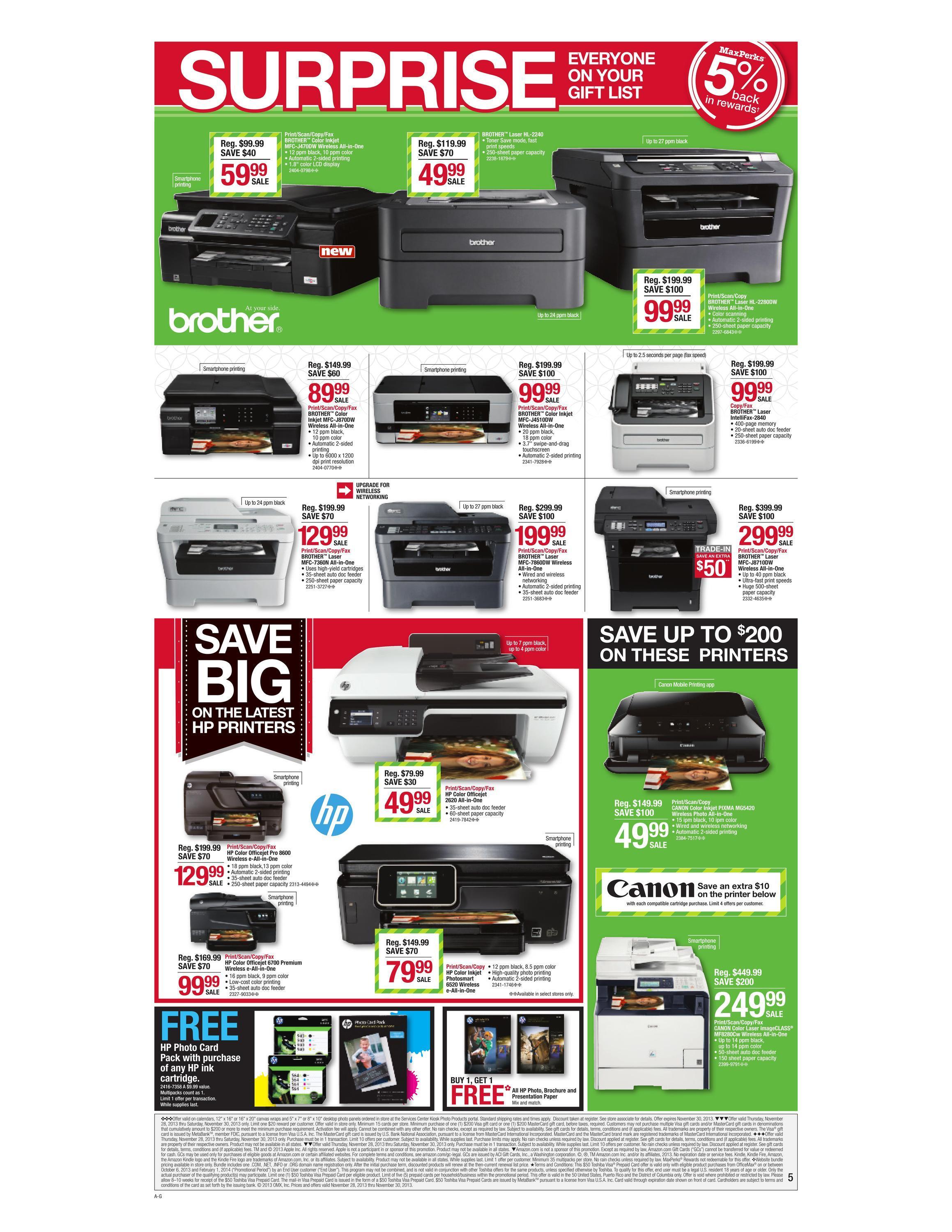 OfficeMax Black Friday 2013 Ad Page 5