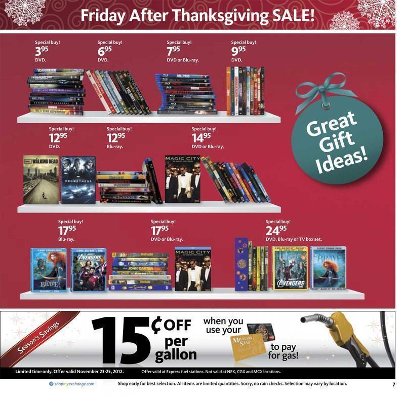 AAFES Black Friday 2012 Ad Page 7
