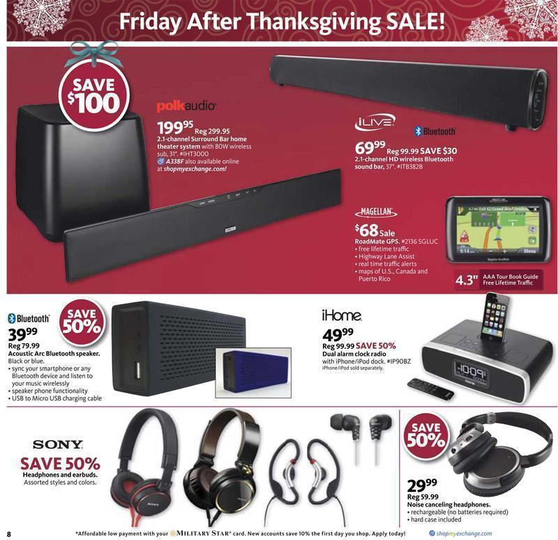AAFES Black Friday 2012 Ad Page 8