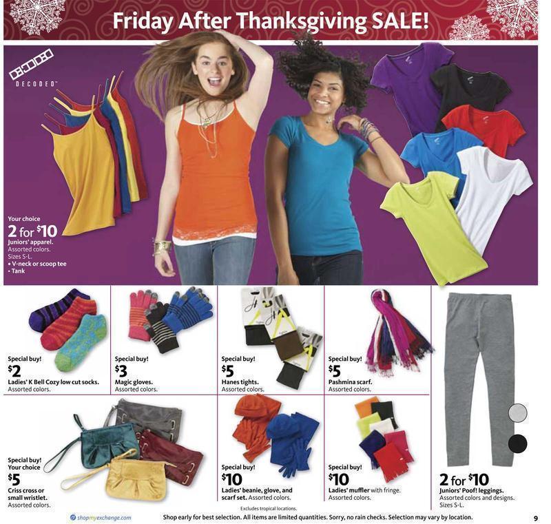 AAFES Black Friday 2012 Ad Page 9