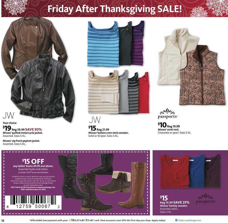 AAFES Black Friday 2012 Ad Page 12
