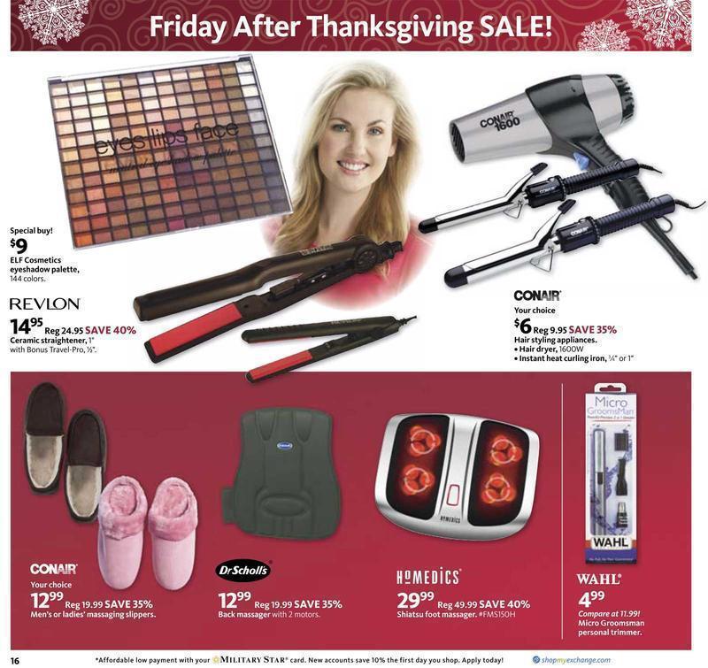 AAFES Black Friday 2012 Ad Page 16