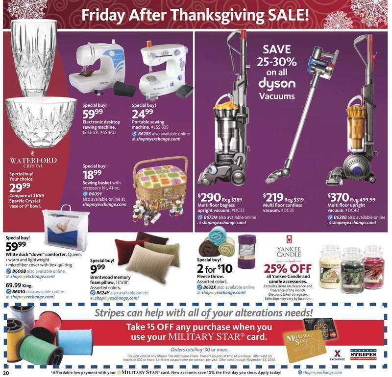 AAFES Black Friday 2012 Ad Page 20