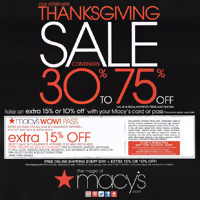 Macy's 2013 Thanksgiving Ad