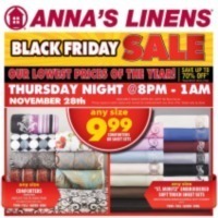Anna's Linens Black Friday 2013 Ad
