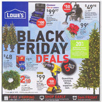 Lowe's Black Friday 2013 Ad