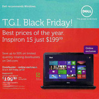 Dell Black Friday 2013 Ad