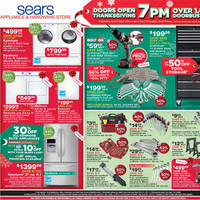 Sears Appliance and Hardware Black Friday 2013 Ad