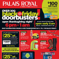 Palais Royal Black Friday 2013 Ad