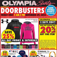 Olympia Sports Black Friday 2013 Ad