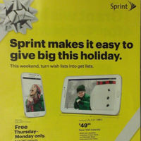 Sprint Black Friday 2013 Ad