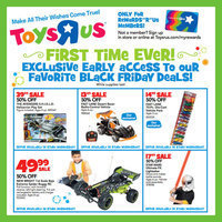 Toys R Us Early Black Friday Ad