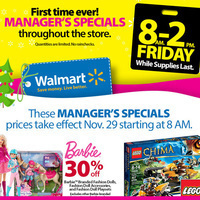 Walmart Manager's Specials