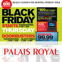 Palais Royal Black Friday Ad 2014