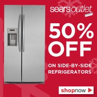 50% Off Side By Side Refrigerators
