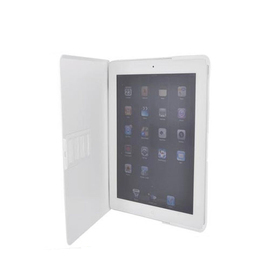 Apple iPad 2 Slim Standing Hard Case w/ Adjustable Stand Angles (White)
