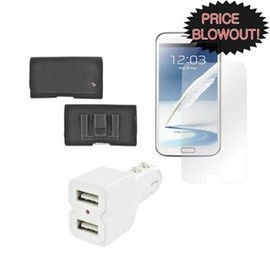 Samsung Galaxy Note2 Bundle w/ Charger And Hard Case